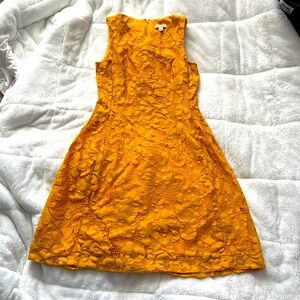 Gold dress from Eva Mendes Collection for NY&Co